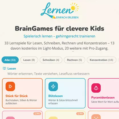 Lerneneinfacherleben Spiele