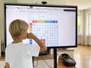 Rechentraining am Digitalboard